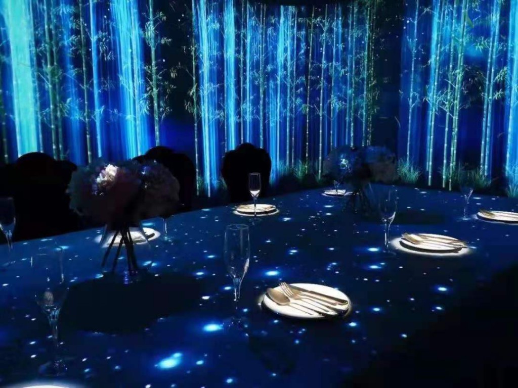 武漢石門峰5D全息投影餐廳-博視界科技